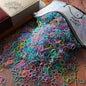 Girls Colorful Small Elastic Hair Bands – Disposable Braided Hair Ties with Small Covers