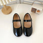 Girls Princess Patent Leather Flats – Soft Flexible Anti-Slip Casual Shoes, EU 27–36