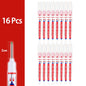 Waterproof Long-Head Deep-Hole Marker Pens 20mm Tip — Permanent Oil Ink for Metal, Wood & Carpentry (Black, Blue, Red, Green)