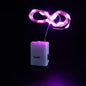 Button Battery LED Fairy String Lights - 1m (3.3 ft) 10 LED & 2m (6.6 ft) 20 LED, Warm White/White/Blue/Pink/Multicolor, Indoor Outdoor