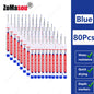 20mm Long-Head Deep Hole Marker Pens - Waterproof Fast-Dry Oil Markers for Wood, Metal & Glass (Red/Black/Blue/Green)