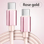 66W 5A Nylon USB-C to USB-C Fast Charging Cable — 1m/3.3ft, 2m/6.6ft, 3m/9.8ft | Braided PD Quick Charge for USB-C Devices