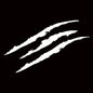 Monster Claw Car Sticker – Reflective Ghost Paw Scratch Vinyl Decal for Hood & Headlights | DIY Auto Exterior Decoration