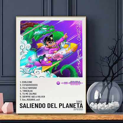 Singer SAIKO Poster HD Art Sticky Wall Waterproof Home Living Room Bar Decoration