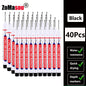 20mm Long-Head Deep Hole Marker Pens - Waterproof Fast-Dry Oil Markers for Wood, Metal & Glass (Red/Black/Blue/Green)
