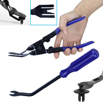 Car Interior Trim Removal Tool Kit — Non-Scratch Pry Tools for Door Clips, Fasteners, Dashboards & Audio Panels