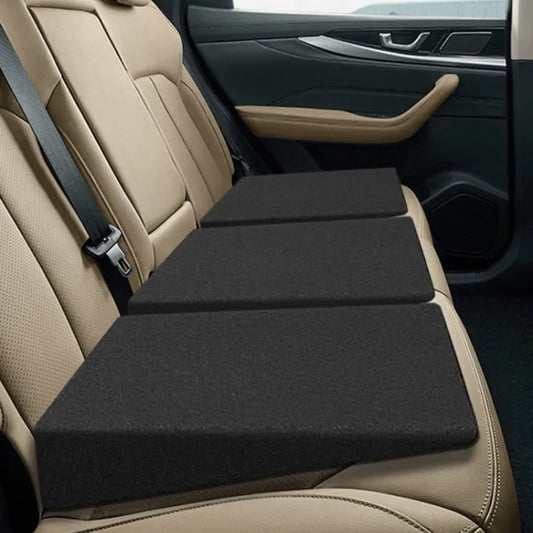 Memory Foam Car Seat Leveling Pad — Universal Seat Cushion for Height Increase, Comfort & Fatigue Relief