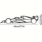 Decorative Hot Border Metal Line Art Designed Specifically for Passionate Automotive Aficionados Looking To Create Wall Displays