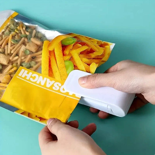 Portable Mini Heat Bag Sealer - Handheld Food Bag Sealing Machine for Plastic & Thermal Bags