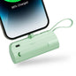 Mini 4500mAh Portable Power Bank - Dual USB-C Ports & 10W Wireless Charger for iPhone & Android