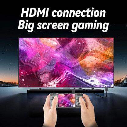 2.83-inch (72 mm) IPS Handheld Retro Game Console with HDMI, 64GB Storage & 5000+ Games