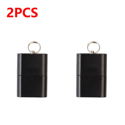 Mini Aluminum USB 2.0 Micro SD / TF Card Reader - High-Speed 480 Mbps, Plug & Play