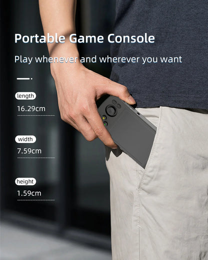 4.0-inch (10.16 cm) Android Handheld Gaming Console – Metal Shell IPS Touchscreen, 128GB, 3000+ Retro Games