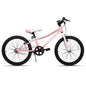 20-Inch (500mm) Kids Mountain Bike – Single-Speed Bicycle for Boys & Girls with Dual Hand Brakes & Kickstand