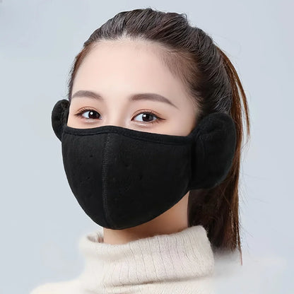 Winter Fleece Windproof Face Mask Balaclava - 3D Cut, Breathable Ear Protection, Unisex, Grey, Black or Pink
