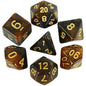 7-Piece Galaxy Polyhedral Dice Set for DnD & RPGs – Colorful Universe Effect (D4-D20)