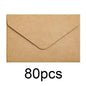 20/40/80PCS Classical White Black Kraft Blank Mini Paper Window Envelopes Wedding Invitation Envelope Gift Envelope