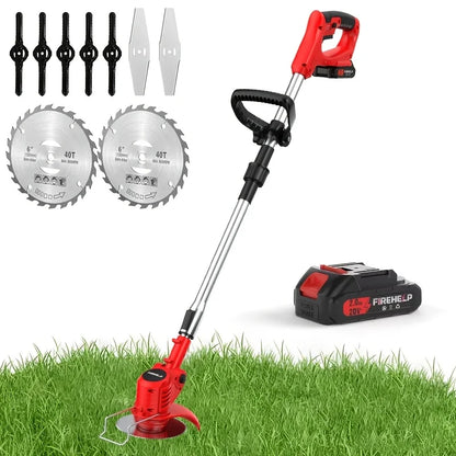 Firehelp 3-in-1 Cordless Lawn Mower, Trimmer & Edger