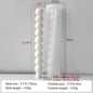 Geometric Spiral Long Rod Silicone Candle Mold for Handmade Aroma Candles & DIY Candle Making Supplies