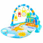 Musical Baby Activity Gym Play Mat Piano Keyboard Tummy Time Mat for 0-36 Months