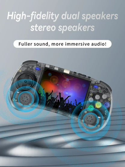 4.0-Inch Retro Handheld Game Console, 640x480 IPS Screen, RK3566 Linux Emulator, 3500mAh, HDMI, WiFi & Bluetooth