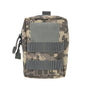 600D Nylon MOLLE Waist Pouch – Tactical Hunting Belt Pack Zipper Utility Bag