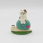 Cat Resin Decoration Crafts Rain Scene Frog Small for Desk Decoration Ornaments Craft Toys Collection Gifts Wholesales 2024 New