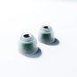 Liquid Silicone Hybrid Ear Tips with Venturi Stainless Steel Nozzle – Color-Coded XS/S/M/L