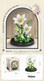 Eternal Flower Bouquet Bonsai Potted Plant Micro Building Blocks Model Home Decoration Puzzle Toys Kids Birthday Christmas Gifts