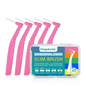 Interdental Brush 20-Pack - Soft Mini Brushes with Dust Cover for Orthodontic and Dental Cleaning