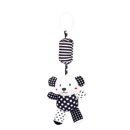 Stroller Hanging Bell Plush Doll Baby Rattles Newborn Visual Toy