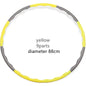 Adjustable 7/8/9-Section Detachable Hula Hoop – Pilates Yoga Waist Slimming Massage Fitness Hoop (68/80/88 cm | 26.8/31.5/34.6 in)