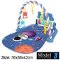 Baby Activity Gym Play Mat with Piano Keyboard 76 x 58 x 42 cm (30 x 23 x 16.5 in) – Musical Infant Play Gym for Newborns 0–36 Months