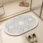 VIKAMA Diatomaceous Earth Bathroom Mat Simple Style Household Bathroom Absorbent Mat Foot Mat Carpet Quick Drying Easy To Care
