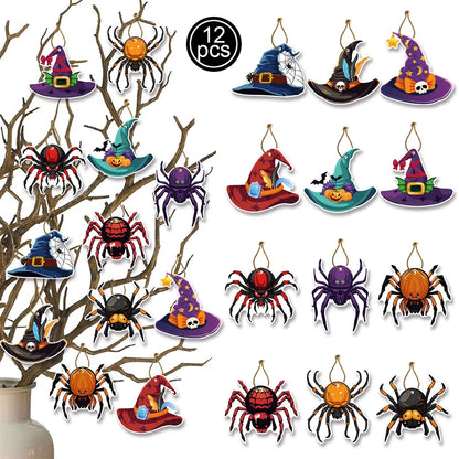 Halloween Paper Hanging Ornament - 3 Colors