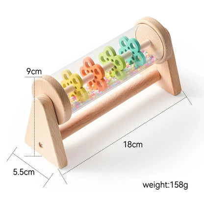 Montessori Wooden Rain Stick Sensory Musical Toy