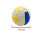Dog Squeaky Latex Ball Chew Toy – Dental Cleaning Training & Interactive Play (Rugby, Tennis, Volleyball, Football, Basketball Shapes)