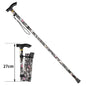 Adjustable Telescopic Trekking Poles — 5-Section Folding Hiking & Walking Stick with T-Handle and Rubber Tip, 82–92 cm (32–36 in)