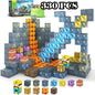 Magnetic Building Blocks Mine World Magnet Cube Set for Boy Girl Kid Age 3+ DIY Model Children Stem STEM Sensory Toy Gift