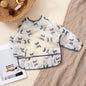 Waterproof Long Sleeve Baby Bib | Washable Feeding Bib with Full Coverage & Easy Clean Design