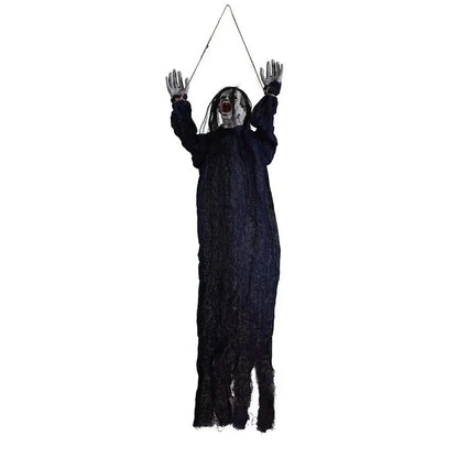 Halloween Eye-Shaped Doll Ornament - Green, Red or Black