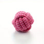 Candy-Colored Cotton Rope Ball Chew Toy for Dogs & Cats — Durable Tug & Fetch Pet Toy
