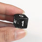 8 PCS/Lot Square Corner Dice Colorful Opaque Acrylic 6 Sided Dice  Club/Party/Family Games