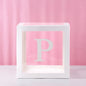 Birthday Balloon Boxes For Party Decorations 1st Happy Birthday Balloon Blocks Decor with ONE Letter Boy Girl Baby Shower Decor