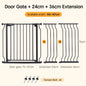 Adjustable Baby Playpen & Safety Gate for Stairs — Child and Pet Security Door
