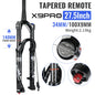 34mm MTB Suspension Fork for 26/27.5/29 in Wheels, Oil & Air Damping, 140/160mm (5.5/6.3 in) Travel with Metal Bushings