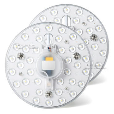 Round LED Panel Ceiling Light 12W–60W AC 220–240V Circular Flush Mount Lamp