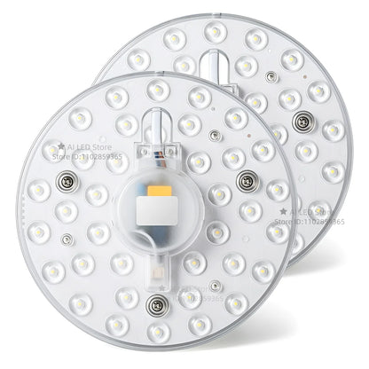 Round LED Panel Ceiling Light 12W–60W AC 220–240V Circular Flush Mount Lamp