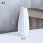 Ceramic Decorative Vase for Dried Flowers & Hydroponic Plants, Modern Table Ornament for Living Room Bedroom Office