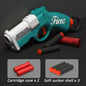 Mini S686 Shell Throwing Soft Bullet Launcher Toy Gun Airsoft Foam Bullet Blaster CS Outdoor Weapon Children Pistol